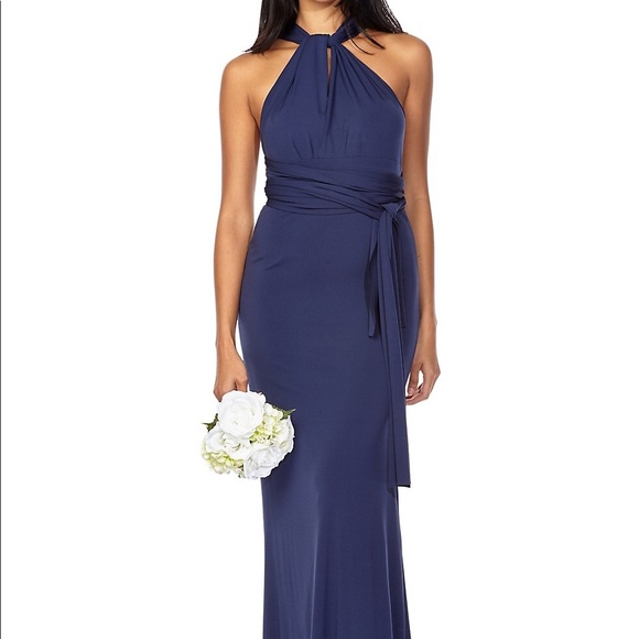 TFNC Multi Way Navy Maxi Dress - Picture 10 of 15